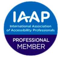Certificado membresía IAAP (Asociación Internacional de Profesionales de la Accesibilidad)